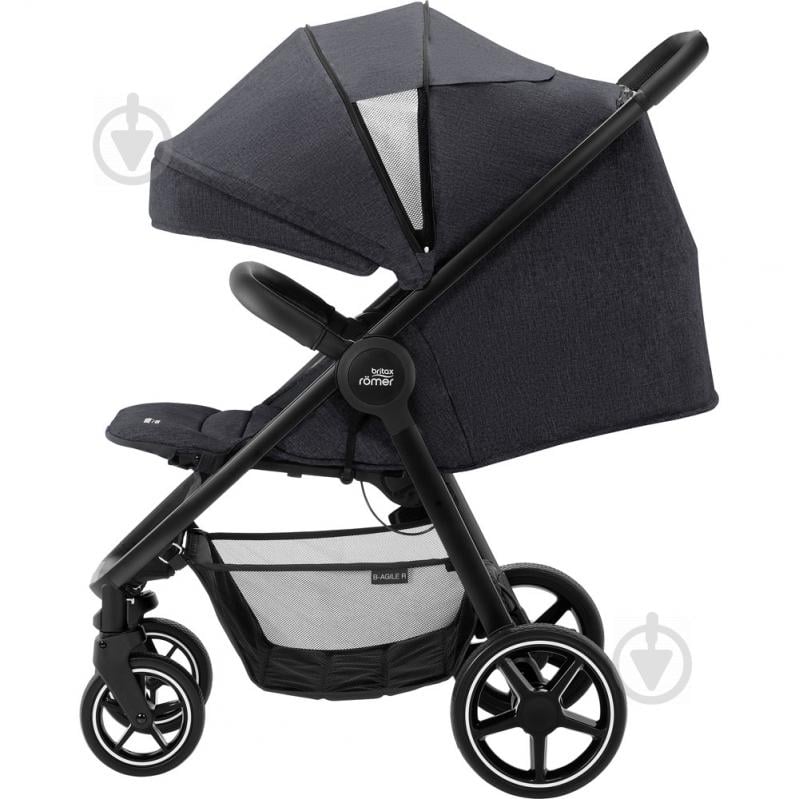 Коляска прогулочная Britax-Romer B-Agile R Black Shadow/Black 2000032871 - фото 3