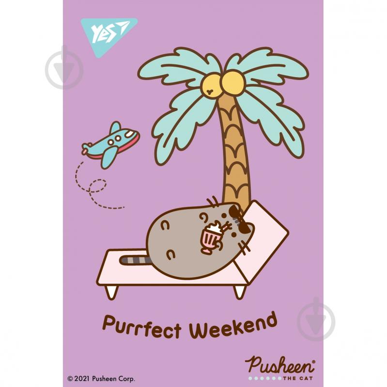 Блокнот YES 48 лист. клетка Pusheen 151692 - фото 1