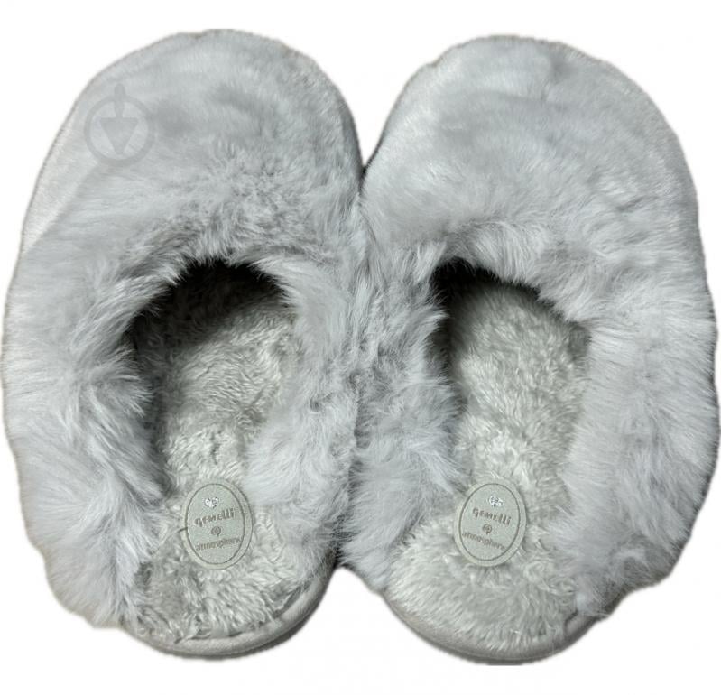 Тапки домашние Gemelli Эмилия р.41 серый - фото 2