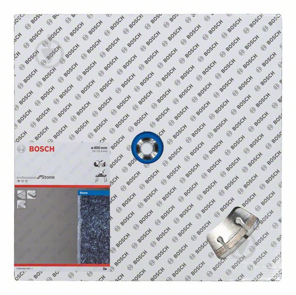 Диск алмазний відрізний Bosch Professional for Stone 400x3,2x2025,4 2608602604 - фото 2