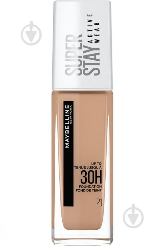 Крем тональный Maybelline New York Super Stay 30H 21 Nude Beige 30 мл - фото 1