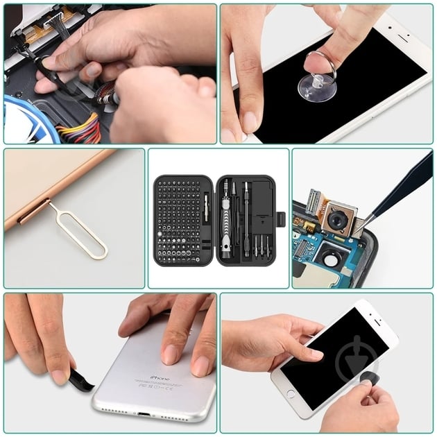 Викрутка зі змінними насадками King's Dun 130 в 1 KS-1014339 - фото 8 Викрутка зі змінними насадками King's Dun 130 в 1 KS-1014339 - фото 8