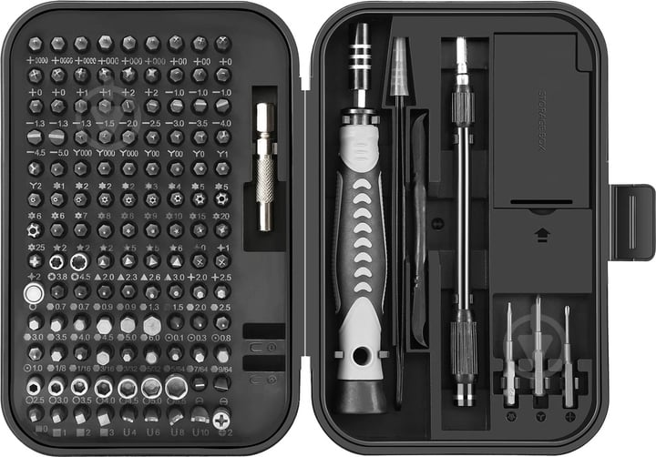 Викрутка зі змінними насадками King's Dun 130 в 1 KS-1014339 - фото 1 Викрутка зі змінними насадками King's Dun 130 в 1 KS-1014339 - фото 1