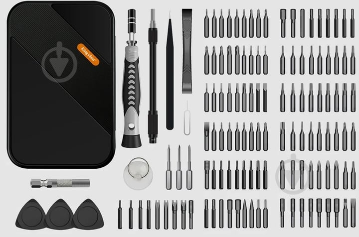 Викрутка зі змінними насадками King's Dun 130 в 1 KS-1014339 - фото 3 Викрутка зі змінними насадками King's Dun 130 в 1 KS-1014339 - фото 3