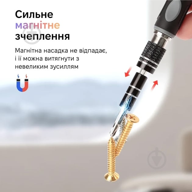 Викрутка зі змінними насадками King's Dun 30 біт KS-840084 - фото 6