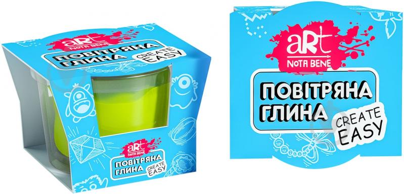 Глина повітряна ART Nota Bene 120 мл лимон неон - фото 1 Глина повітряна ART Nota Bene 120 мл лимон неон - фото 1