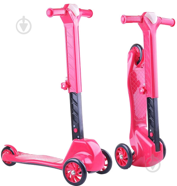 Самокат Doloni Toys розовый 0153/1 - фото 1