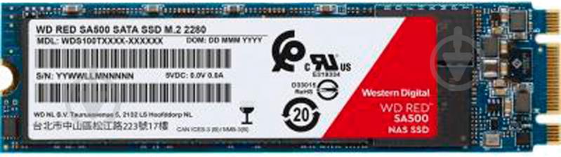 SSD-накопитель Western Digital M.2 2280 1000GB M.2 M.2 3D NAND (WDS100T1R0B) - фото 2