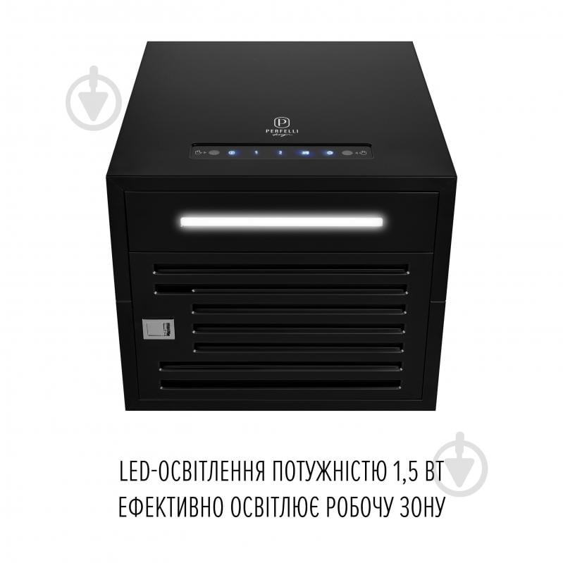 Витяжка Perfelli Design QUATTRO 41 NERO SILENZIO DESIGN QUATTRO 41 NERO SILENZIO - фото 5 Витяжка Perfelli Design QUATTRO 41 NERO SILENZIO DESIGN QUATTRO 41 NERO SILENZIO - фото 5