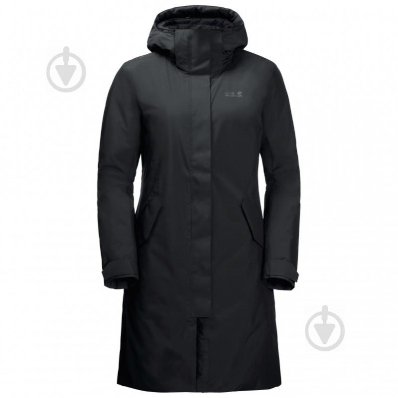 Пальто жіноче зимове Jack Wolfskin COLD BAY COAT W 1113031-6350 р.M темно-сіре - фото 1