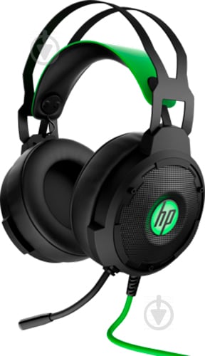 Гарнитура HP Pavilion Gaming 600 Headset (4BX33AA) black/green - фото 1