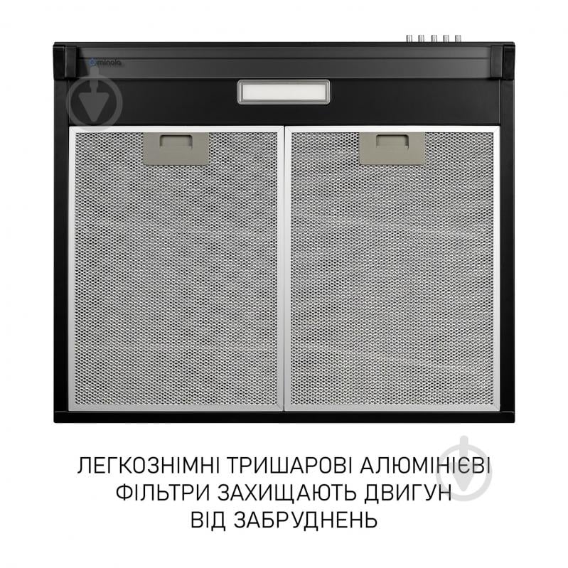 Вытяжка Minola HPL 633 BL - фото 7 Вытяжка Minola HPL 633 BL - фото 7