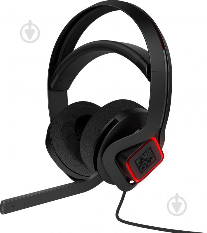 Гарнітура HP Omen Gaming Mindframe Headset (3XT27AA) black/red - фото 1