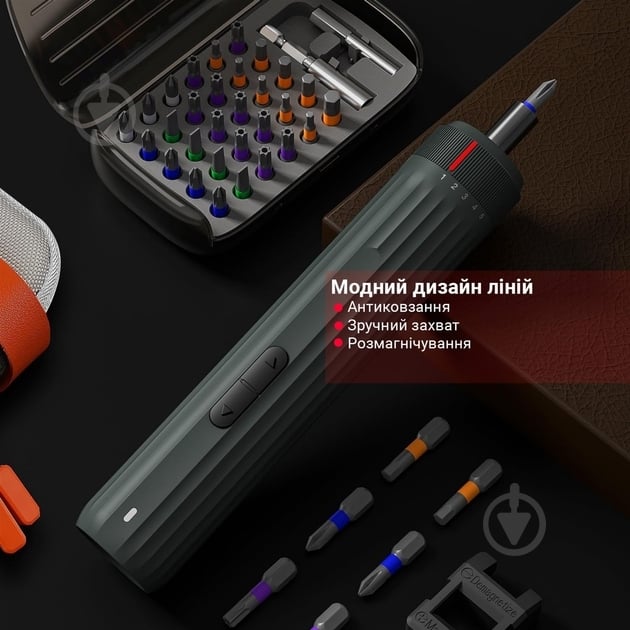 Отвертка аккумуляторная Inspire 35 в 1 2000 mAh KS-882042 - фото 2 Отвертка аккумуляторная Inspire 35 в 1 2000 mAh KS-882042 - фото 2