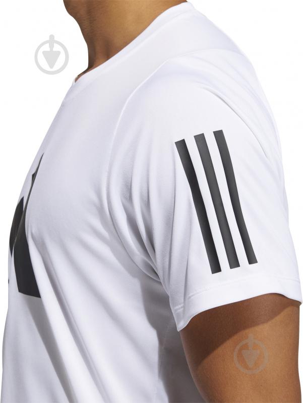 Футболка Adidas FL 3 BAR TEE GL8919 р.L белый - фото 7
