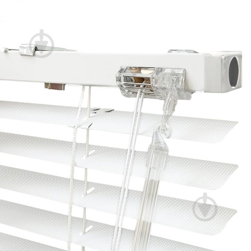 Жалюзи Rollotex алюминиевые горизонтальные перфорированные с фиксацией 42х170 см белые - фото 3 Жалюзи Rollotex алюминиевые горизонтальные перфорированные с фиксацией 42х170 см белые - фото 3