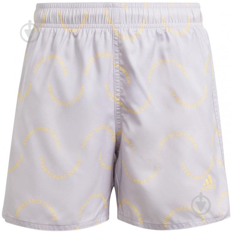Шорты Adidas Wave Print CLX Swim Kids IP1582 р. 116 белый - фото 1 Шорты Adidas Wave Print CLX Swim Kids IP1582 р. 116 белый - фото 1