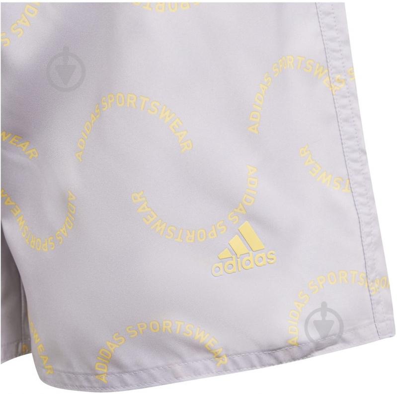 Шорты Adidas Wave Print CLX Swim Kids IP1582 р. 116 белый - фото 2 Шорты Adidas Wave Print CLX Swim Kids IP1582 р. 116 белый - фото 2