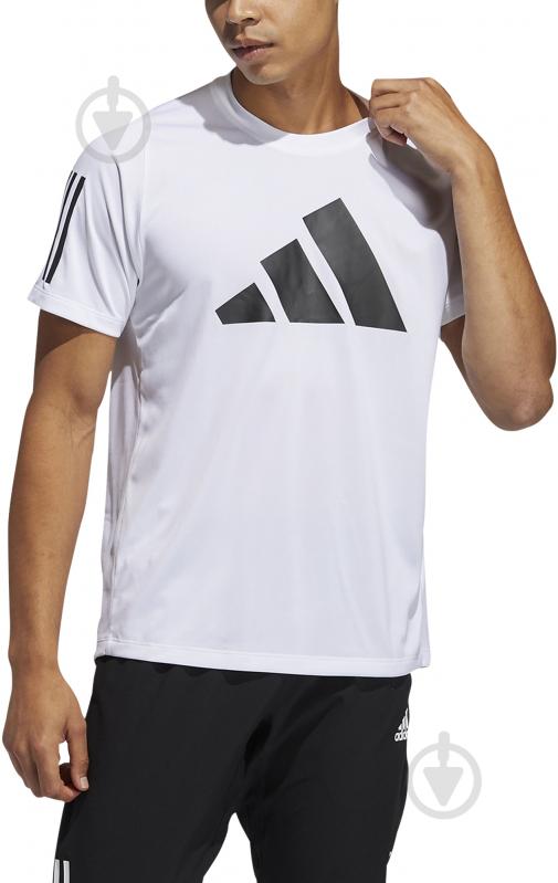 Футболка Adidas FL 3 BAR TEE GL8919 р.S белый - фото 1