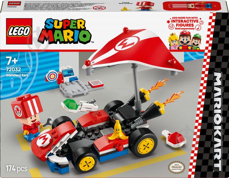 Конструктор LEGO Super Mario Mario Kart™ – Standard Kart 72032 - фото 1