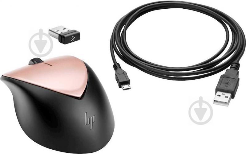 Мышь HP ENVY Rechargeable Mouse 500 (2WX69AA) rose/gold - фото 4