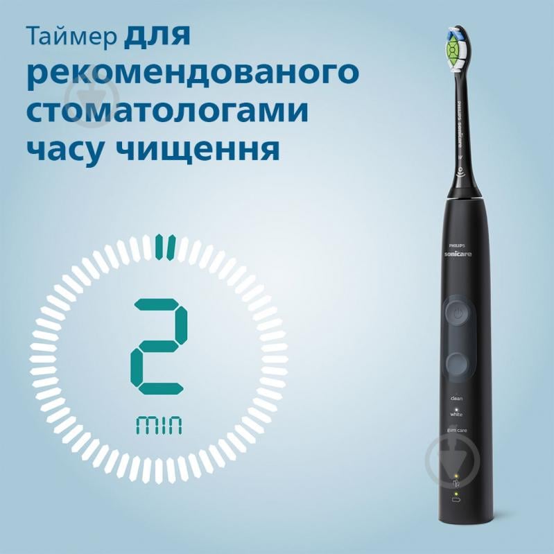 Зубна щітка Philips Sonicare ProtectiveClean 5100 HX6850/47 - фото 10