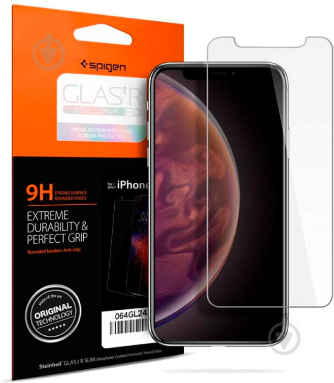 Защитное стекло Spigen для для Apple iPhone 11/Xr Glas.tR SLIM HD (1Pack) Clear (064GL24527) - фото 1