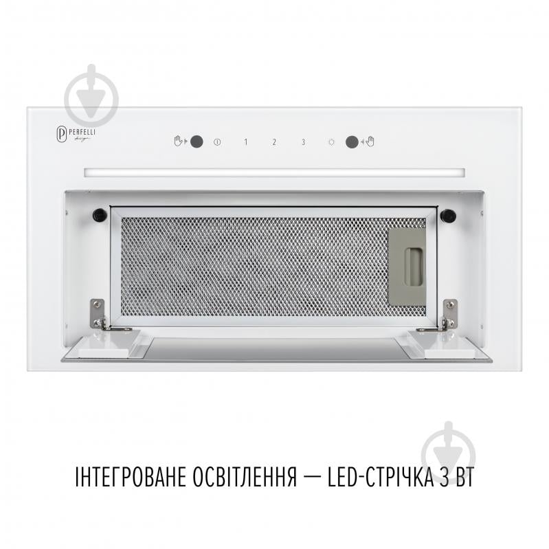 Вытяжка Perfelli Design Design Filini 5 Bianco - фото 3 Вытяжка Perfelli Design Design Filini 5 Bianco - фото 3