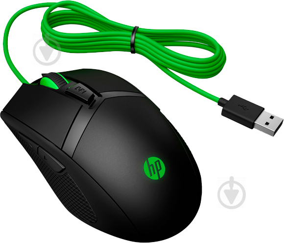 Миша HP Pavilion Gaming 300 Mouse (4PH30AA) black/green - фото 4