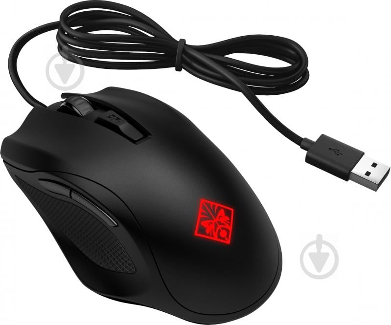 Мышь HP Omen Gaming Mouse 400 (3ML38AA) black - фото 5