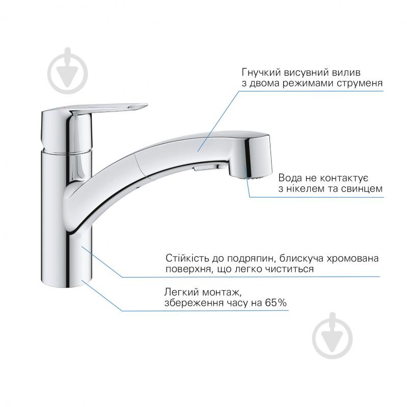 Смеситель для кухни Grohe START 1/2 30307001 - фото 6