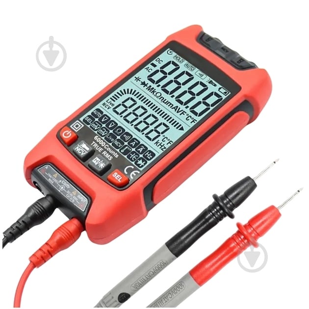 Мультиметр цифровой King's Dun KS-7080025-Red - фото 1 Мультиметр цифровой King's Dun KS-7080025-Red - фото 1