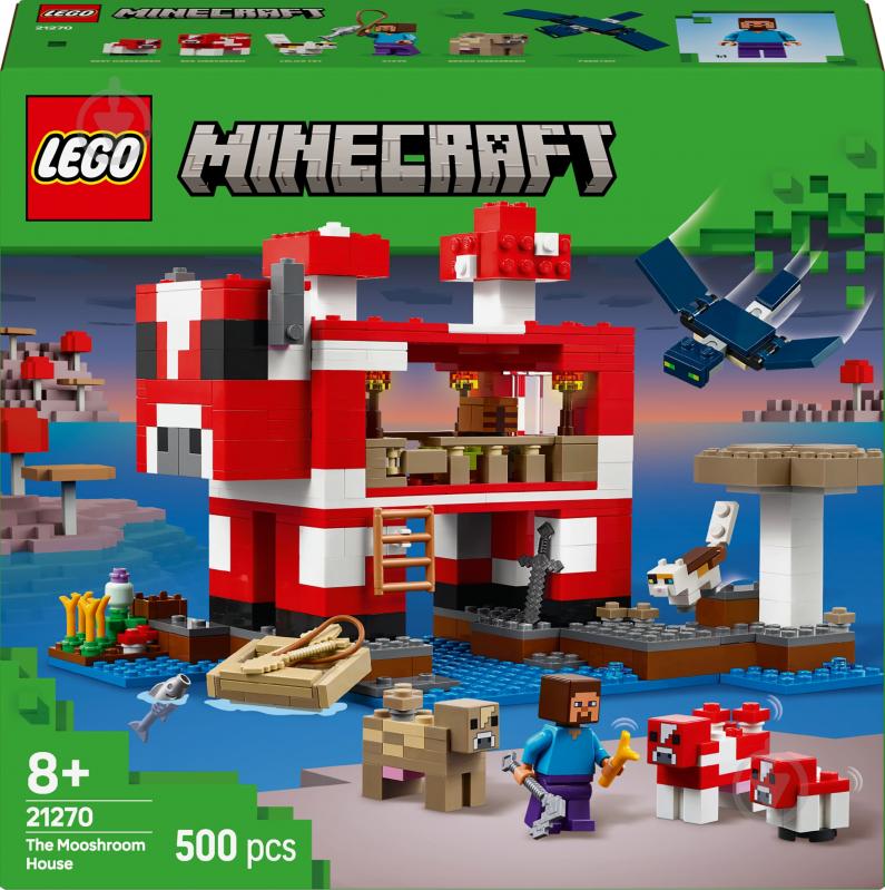 Конструктор LEGO Minecraft Грибний будинок 21270 - фото 1