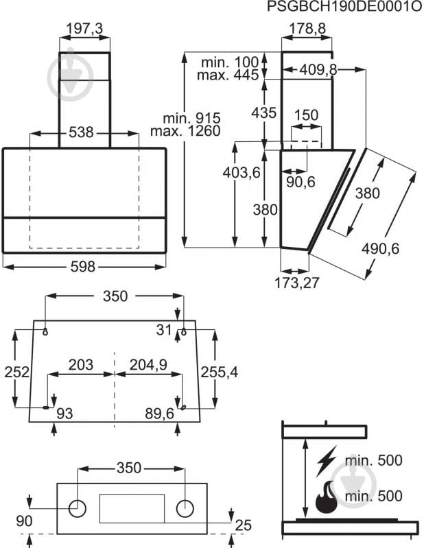 Вытяжка Electrolux LFV616K - фото 3