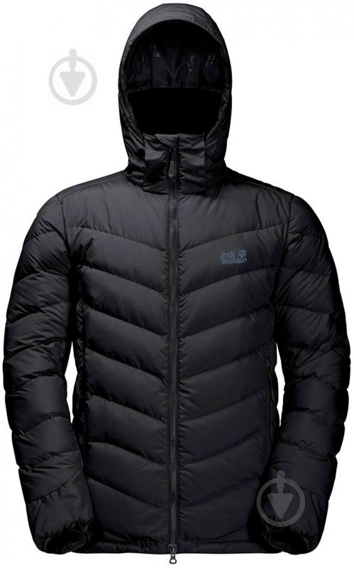 Пуховик мужской зимний Jack Wolfskin FAIRMONT MEN 1203591-6000 р.S черный - фото 1