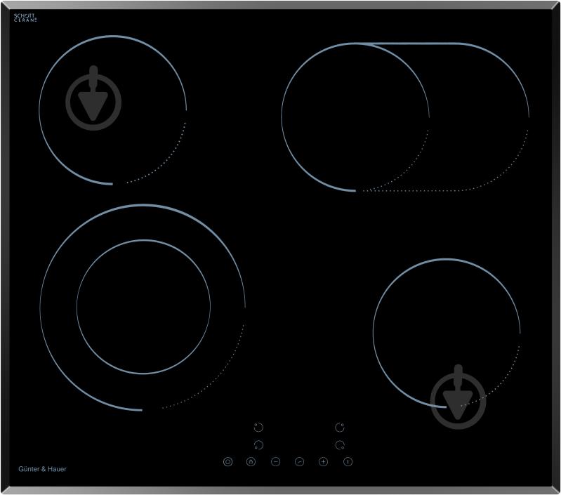 Варочная поверхность электрическая Gunter&Hauer CEM 643 - фото 1