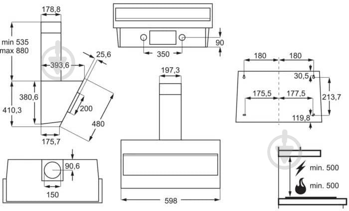 Витяжка Electrolux LFV316K - фото 9