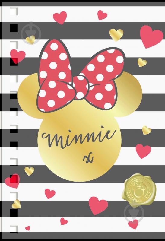 Тетрадь YES 144 лист. Minnie Mouse Gold - фото 1