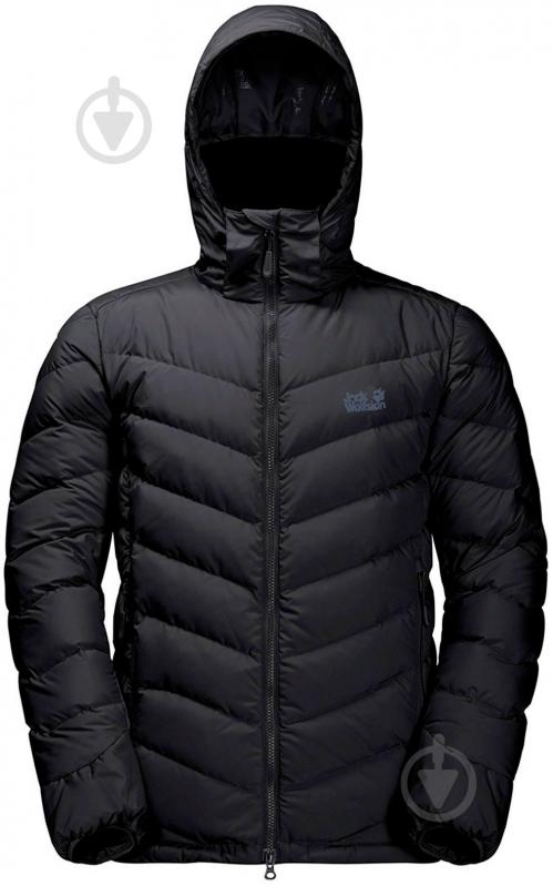 Пуховик чоловічий зимовий Jack Wolfskin FAIRMONT MEN 1203591-6000 р.M чорний - фото 1