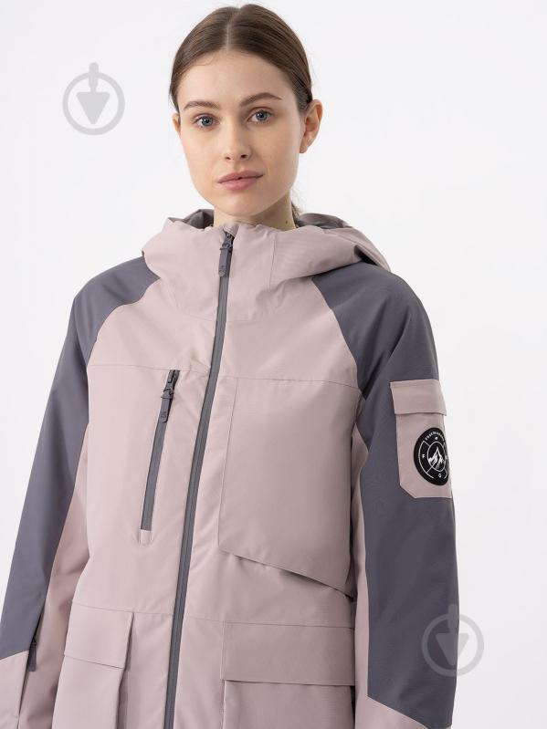 Куртка женская 4F TECHNICAL JACKET F332 4FAW23TTJAF332-83S р.S розовая - фото 2