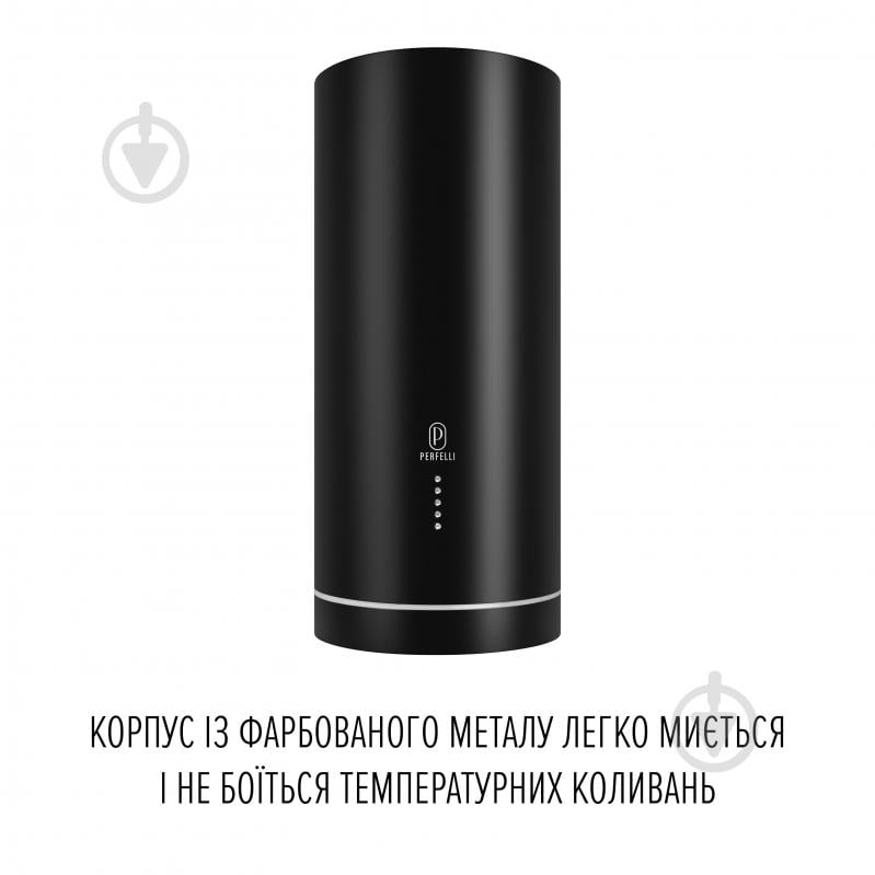 Вытяжка Perfelli FLOW 35PEB NERO FLOW 35PEB NERO - фото 4 Вытяжка Perfelli FLOW 35PEB NERO FLOW 35PEB NERO - фото 4