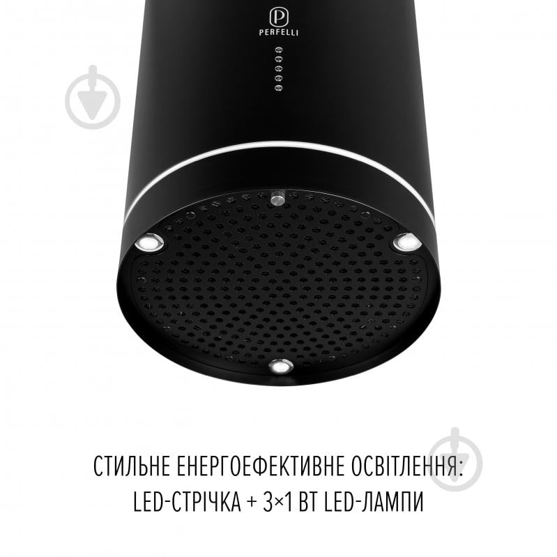 Вытяжка Perfelli FLOW 35PEB NERO FLOW 35PEB NERO - фото 5 Вытяжка Perfelli FLOW 35PEB NERO FLOW 35PEB NERO - фото 5
