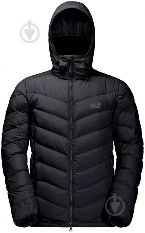 Пуховик мужской зимний Jack Wolfskin FAIRMONT MEN 1203591-6000 р.L черный - фото 1