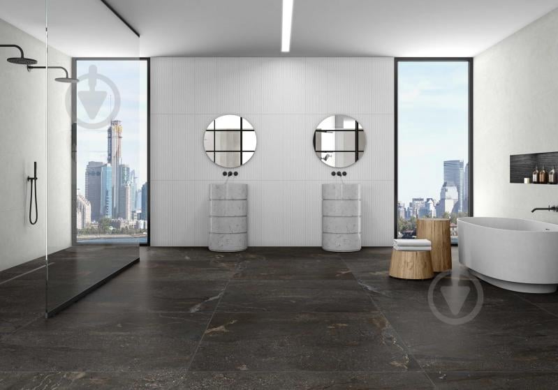 Плитка TAU Ceramica MAINSTONE PO BLACK PUL 60x120 см - фото 2