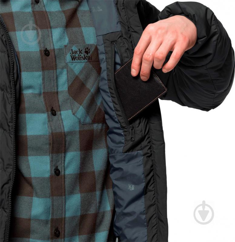 Пуховик чоловічий зимовий Jack Wolfskin FAIRMONT MEN 1203591-6000 р.2XL чорний - фото 8