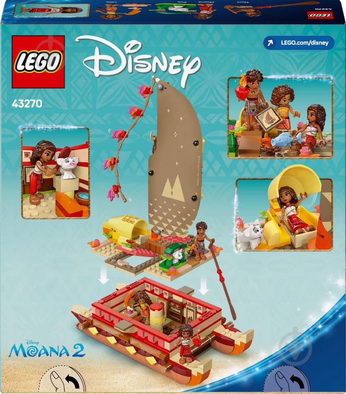 Конструктор LEGO Disney Princess Пригодницьке каное Ваяни 43270 - фото 2