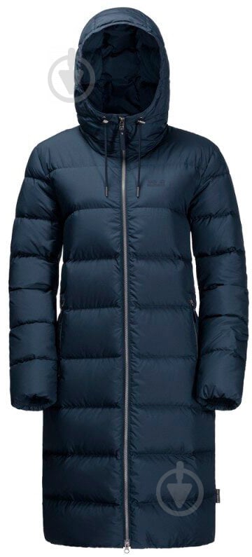 Пальто женское зимнее Jack Wolfskin CRYSTAL PALACE COAT 1204131-1910 р.XS темно-синее - фото 2