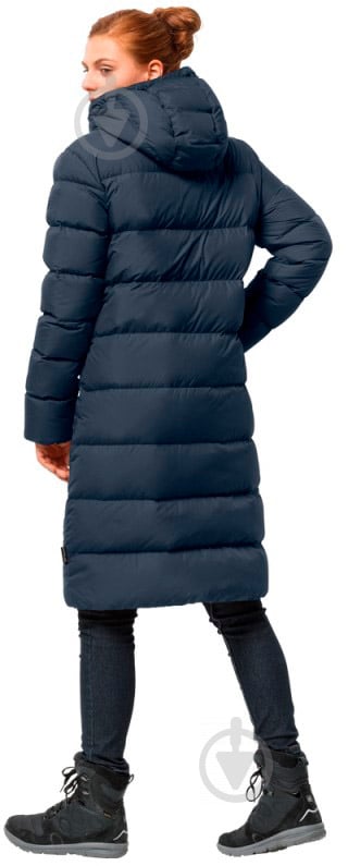 Пальто женское зимнее Jack Wolfskin CRYSTAL PALACE COAT 1204131-1910 р.XS темно-синее - фото 4