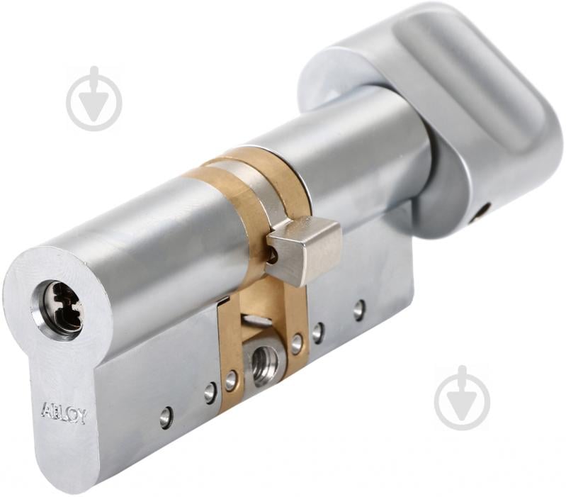 Цилиндр Abloy NOVEL CY 323 UT MCR 37.5х36.5 ключ-вороток 74 мм матовый хром - фото 1