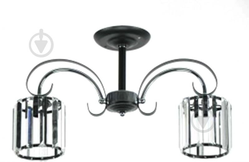 Люстра потолочная Focus Light Kube 2x60 Вт E27 черный W6185/2 - фото 1 Люстра потолочная Focus Light Kube 2x60 Вт E27 черный W6185/2 - фото 1